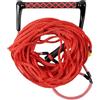 WNXGNHO Corda da Surf per Barche Corda da Wakeboard con impugnatura comoda, accessori per sport acquatici da sci nautico, facile da usare, wake surf regolabili con manico