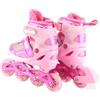 Ycauty Pattini in linea regolabili per bambini, pattini morbidi con