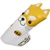WNXGNHO Cartone animato Cane PU Golfs testa Copre asta testa custodie di protezione impermeabile Copertura Chef Golfs Ferro Copre Protezione per conducente