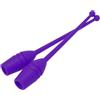 Generic Bastone da ginnastica ritmica 1 paio per danza e sport fitness viola | Flessibile e liscio, per ginnasti, amanti della danza, sport, fitness, 1 paio