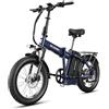 WILDEWAYEBIKE Bicicletta elettrica pieghevole per adulti, FW11 Pro, motore da 250 W, batteria da 35 Ah, autonomia di 100-160 km, pneumatico grasso da 20 x 3,0, freni a disco idraulici, bicicletta