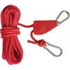 Generisch Corda regolabile a cricchetto, corda riflettente per tenda, con | Corda per telone con moschettone, regolabile, resistente ai raggi UV, con portata di 180 kg, portatile