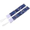BESTOMZ 2 Pezzi Fascia Capitano Calcio Elastica in Nylon, Facile da Fissare | Leggera e Portatile, Regolabile per Adulti, per Partita, Allenamento e Squadra