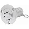 SHEHUALI Allestimenti per imbarcazioni, 1PC Tappo di riempimento for Ponte in Acciaio Inossidabile 316 Gas Carburante ACQUE REFLUE 38mm Lucidatura a Specchio for for ferramenta for Barche Marine