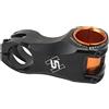 Otufan Attacco manubrio per mountain bike, 70 mm, 17 gradi - 35 mm/31,8 mm, calibro regolabile, in lega di alluminio CNC, per bicicletta da corsa, MTB, BMX, ciclismo