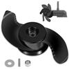 Bonbo MKP-38 Weedless Wedge 2 Elica adatta per Minn Kota 4-1/2 Diametro 50,8 kg Motori Spinta, 1865023 Trolling Motor Prop Adatto per Ulterra, Fortrex, Terrova, Riptide, Ultrex
