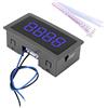 TICFOX Contatore di Pannelli, Contatore LED su/Giù, Display Digitale a LED CC a 4 Cifre 0-9999 su/Giù Plus/Minus Contatori Elettronici con Cavo