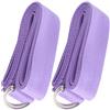 SAFIGLE 2 Pezzi Fascia Elastica Yoga per Allenamento e Stretching, Leggera | Poliestere Cotone, Design Antirotolamento, Portatile, per Casa e Spiaggia, Attivazione Muscolare