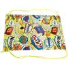TOPPERFUN Zaino Coulisse Argento per Nuoto Separato Asciutto e Bagnato | Poliestere e Pvc, Leggero e Capiente, per Campeggio e Camminate, Chiusura Coulisse