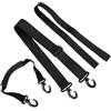 TOYANDONA 3 Pezzi Cinghia per Trasporto Scarponi da Sci Pieghevole in Nylon | Set da Tre Pezzi, Portatile e Sicuro, per Accessori Sci e Sci Alpinismo, Nero