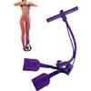 Generico Fascia Elastica con Maniglie Antiscivolo Multifunzione Stretch Portatile | Maniglie per Fasce Elastiche Piedi Fitness Allenamento Braccia Addominali Full Body Casa Palestra Ufficio