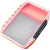 Maxtonser Esche da Pesca a Mosca Carry Case con Spugna Pad | Impermeabile singolo lato plastica Fly Box spugna Pad Inserto coperchio trasparente stoccaggio pratico pesca