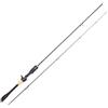 MotiveTech Canna da Pesca Casting con Punta Solida Alta Sensibilità Canna da Pesca Non Telescopica con Anellini Resistente per Lanci di Esche Compatte