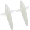 TOPBATHY 2 pezzi Esche Pesca da Traina Forma di Aeroplano Luminoso Esca per Pesca in Mare Aperto Teaser Sagomato per Traina Stabile e Precisione Offshore
