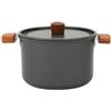Lljsszr Pentola con Coperchio Leggero, 2.8L, Coperchio Piatto | Pentola con Coperchio Piatto, Salvaspazio, Set di Pentole da Campeggio, per Picnic, fuoco da campo, Campeggiatori