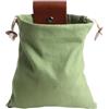 Jinhxofs Borsello da Cintura con Coperchio In Multiuso, Compatto, borsa a vita, per Campeggio, Raccoglitori di Funghi, Verde Militare