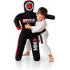 FITIZ Sacco da boxe per MMA, jjiu, jiu, jitsu, brasiliano, per jjiu, jitsu, wrestling, arti marziali, boxe, karate, allenamento, (nero/rosso, 119,4 cm)