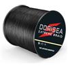 Dorisea Extreme Braid - Lenza da pesca intrecciata a 8 fili, 22,7 kg/109 m | Protezione del colore resistente allo sbiadimento, elasticità zero, memoria bassa, colata liscia, resistente all'abrasione