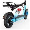 EGGKING 350W/500W Monopattino Elettrico Adulto Pieghevole con Doppia Sospensione Anteriore‑Posteriore, Pneumatici 8.5/10, Max 25km/h, Autonomia 35‑45km, Carico 120kg