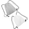 Alipis 2 Pezzi Zaino Sportivo Coulisse, Grande Capienza, Viaggio | Tessuto Oxford e Corda in Cotone, Spallacci Regolabili, Leggero e Comodo, per Sport