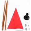 WNXGNHO Bandiere di Kayak Pali in Lega di Alluminio Bandiere di Sicurezza per Kayak con Kit di Base per Barche Canoe Accessorio Yacht Facile da Installare Kit di Pista di Sicurezza