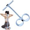 yuchdzexu Fascia di resistenza del pedale con manico 6 tubi Smart Tummy Trimmer | Fascia di resistenza a pedale per yoga, addominali, addominali, gambe, dimagrante, bodybuilding, stretching