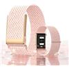 Lezekar No‑Display Health Fitness Tracker, monitoraggio del sonno e dell'ossigeno | 120+ modalità sportive, IP68 impermeabile Bluetooth braccialetto intrecciato per uomini e donne, compatibile con iOS e