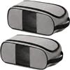 Generico Borse Porta Scarpe da Viaggio 2 Pezzi in Mesh Impermeabile con Manico e | Borsa Porta Sneaker Portatile da Trasloco Per Donna Uomo Bambini Casa Camera da Letto Salotto Palestra Spor