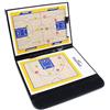 Generic Lavagna da allenamento da basket, portablocco da basket, design pieghevole, con penna e gomma a base d'acqua, strumento versatile, orientamento insegnante e allenamento