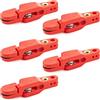 Maxtonser Clip per affondatore da Pesca da 5 Rilascio | Clip rilascio del stabilizzatore per downrigger leggero, bottoni a pressione lunghi, attrezzatura da pesca