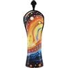 Decor Trendy Psychedelic Nights - Copritesta in pelle per mazze da golf | Copritesta con numero per driver Fairway Wood Hybrid