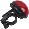 Luxshiny Campanello Bici Allarme a Fungo Rosso per Manubrio 22,2-31,8 MM | Suono Forte, Rotazione a Urto, per Biciclette, Veicoli a Due Ruote e Carrelli, Batteria 1,5 V Inclusa