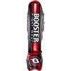 Booster Fightgear Paratendini Booster Pro Range Shinguard BSG V3 nero / rosso, Dimensioni:L
