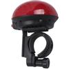 ULTECHNOVO Campanello Bicicletta Elettronico a Fungo Rosso per Mountain Bike | Allarme Sonoro, Suono Forte, Meccanismo a Rotazione e Urto, Plastica Componenti Elettrici, Batteria 1.5v