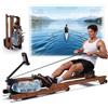 Dripex Vogatore ad Acqua con Serbatoio 14L Pieghevole 150kg in Legno Massello | 14L/12 pale/150kg/doppia guida 125cm/Bluetooth/4 ruote/pompa
