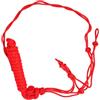 CALLARON Capezza a Corda per Cavallo Rossa in Poliestere, Comoda | Strumento per Addestramento, Facile da Riporre e Portare, Adatta All'equitazione, Accessorio Rosso
