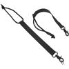 iplusmile 2 Pezzi Cinghia per Scarponi da Sci Regolabile, Nylon Nero | Connessione Sicura e Regolazione Pratica, per Sci e Resort, Design Elegante, Dimensioni 2x19,5 CM