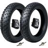 WEISHIDAI 20x4.0 Pneumatici e Camere d'Aria Set, 20 4.0 MTB Bicicletta Resistente | Pressione dell'Aria 140 kPa Motivo del Battistrada H5176 per Biciclette e Tricicli Elettrici