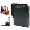 JHKJ Batteria per transpallet Elettrico da 24 V 20 Ah, Batteria al Litio Ferro fosfato LiFePO4 da 24 Volt per Carrello elevatore Elettrico con Maniglia per F4/ F3/ MT15C-04