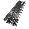 USLINMINJIN Raggi dritti a J Bend in acciaio inox, 14 G, 2,0 mm, ad alta resistenza, adatti per ruote di bici da strada (tiranti dritti, 50 pezzi)