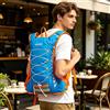 Generic 1PC Zaino Idratazione Blu Leggero Ciclismo Corsa Escursionismo Daypack con Striscia Riflettente Multi-Comparto Outdoor Sport Zaino da Viaggio per Uomo Donna Vestibilità Regolabile