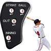 Generic Facile materiale 'ABS di Clicker del contatore di baseball porta il | Arbitro Palma Palma Palmare Palmare Palle Strikes Outs Strikeouts Contatore Clicker per Baseball S