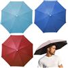 Lawnrden Cappello Ombrello|4 Pezzi Cappelli Ombrello, 27 Cappello Portatile Leggero Resistente Ai Raggi UV con Corda per Pesca Giardinaggio Golf Ombrellone All'aperto