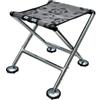 LRXFPIYF Sgabello da Pesca Pieghevole Leggera Sedia da Pesca Pieghevole Pratica Sgabello con Telaio in Acciaio Inox per Campeggiatori