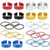 Yuauy 24 mm a 22 mm Bicicletta Movimento Centrale Adattatore BB Shaft Spacer Shims Guarnitura Rondella Convertitore Lega di Alluminio Totale 10 set 5 Colori Per MTB Strada Mountain Bike