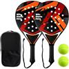 Generisch Set di racchette da tennis antiurto, antiscivolo, leggere | Set da tennis per adulti, tempo libero, per bambini e atleti durante lo sport, all'aperto, al chiuso, in piscina