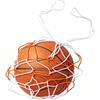 Mimdixy Borsa per rete da basket Porta palloni sportivi per riporre oggetti in rete | Borsa a rete, borsa per pallone da calcio Borsa a rete in nylon per pallone singolo per pallavolo, basket, calcio, calcio