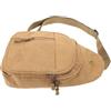 Kichvoe Borsa da Pesca a Petto Multifunzione in Tela Khaki | Uso Esterno e Pesca, Ampia Capienza, Trasporto Spalla o Tracolla, Stile Versatile