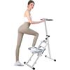 ravixia Stepper verticale pieghevole con fasce di resistenza, dispositivo fitness | Design pieghevole per risparmiare spazio, livelli di resistenza regolabili, strumento di allenamento efficace