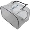 Vibsky Borsa da doccia portatile in rete di grande capacità, pieghevole, da viaggio, per palestra, spiaggia, campeggio, grigio
